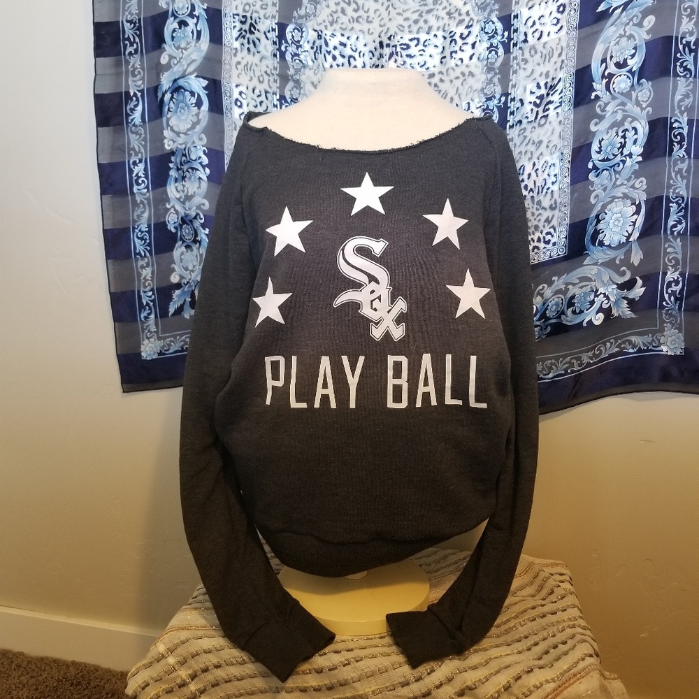 Pink Victoria Secret White Sox  sweater